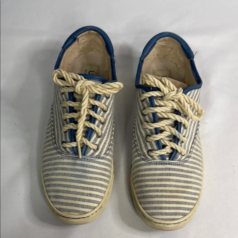 UGG Blue and Cream Sneakers with Nautical Style